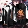 Áo khoác cardigan Genshin Impact Hu Tao unisex dài tay zipper jersey - 194.400₫ 10