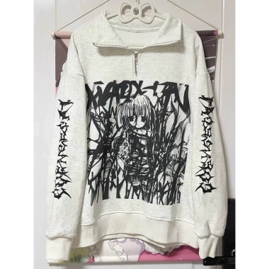 Áo khoác hoodie nữ cổ đứng phong cách Nhật Bản, dài tay rộng mùa xuân hè 2.025 - Giá ưu đãi 237.826₫ 8 Áo khoác hoodie nữ cổ đứng phong cách Nhật Bản, dài tay rộng mùa xuân hè 2.025 - Giá ưu đãi 237.826₫ 8