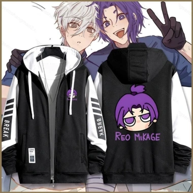 Áo khoác hoodie PG BLUE LOCK Isagi Yoichi Chigiri Hyoma Nagi Seishiro - Dây kéo thời trang, giảm giá 268.920₫