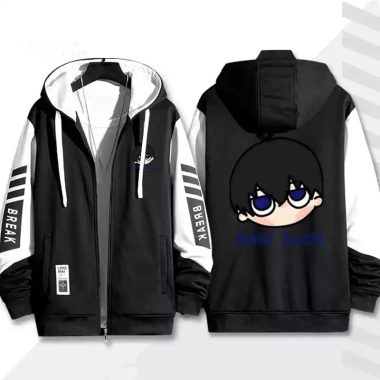 Áo khoác hoodie PG BLUE LOCK Isagi Yoichi Chigiri Hyoma Nagi Seishiro - Dây kéo thời trang, giảm giá 268.920₫