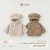 Áo Khoác Lông Bé 8-18kg Mũ Tai Cún, Lông Dày Lót Nỉ, Giá ưu đãi 316.000₫