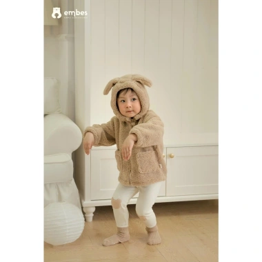 Áo Khoác Lông Bé 8-18kg Mũ Tai Cún, Lông Dày Lót Nỉ, Giá ưu đãi 316.000₫ 7