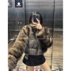 Áo khoác lông rái cá Luxury CropTop 862 chuẩn Quảng Châu VIP, khóa Titan dày dặn nặng tay, giảm 21% 5