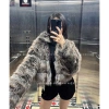 Áo khoác lông rái cá Luxury CropTop 862 chuẩn Quảng Châu VIP, khóa Titan dày dặn nặng tay, giảm 21% 8