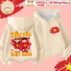 Áo khoác nỉ bông CIUCIU KID bé trai/gái - Lót bông giữ ấm, hình Tôi Yêu Việt Nam, 214k