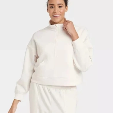 Áo khoác nỉ nữ All In Motion dáng crop thể thao, khóa kéo nửa dây, nhẹ nhẹ, VNXK: Giá chỉ 45.000₫ 7 Áo khoác nỉ nữ All In Motion dáng crop thể thao, khóa kéo nửa dây, nhẹ nhẹ, VNXK: Giá chỉ 45.000₫ 7