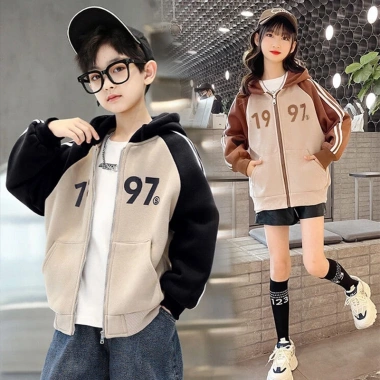 Áo khoác nỉ thu đông bé gái 1.997A, hoodie size 18-52kg, giảm giá 85.000 VND 6 Áo khoác nỉ thu đông bé gái 1.997A, hoodie size 18-52kg, giảm giá 85.000 VND 6