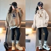 Áo khoác nỉ thu đông bé gái 1.997A, hoodie size 18-52kg, giảm giá 85.000 VND 8