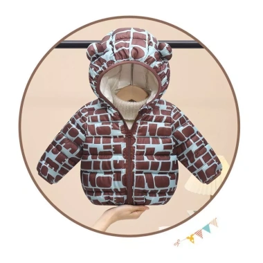 Áo khoác trẻ em chống gió dày lót polyester, thoáng khí, phù hợp mọi mùa 5