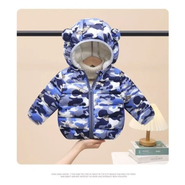 Áo khoác trẻ em chống gió dày lót polyester, thoáng khí, phù hợp mọi mùa 8