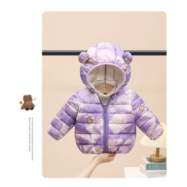 Áo khoác trẻ em chống gió dày lót polyester, thoáng khí, phù hợp mọi mùa 9