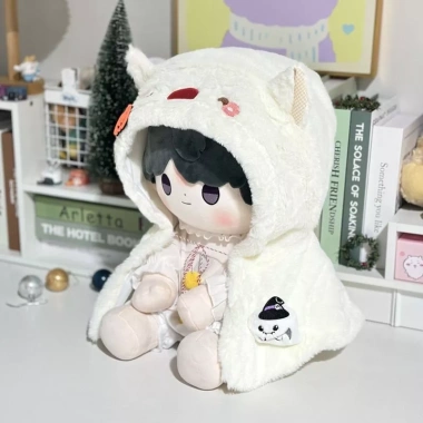 Áo khoác trẻ em Giáng Sinh Rhapsody 40cm Ngồi Ichiban, lông thú cotton