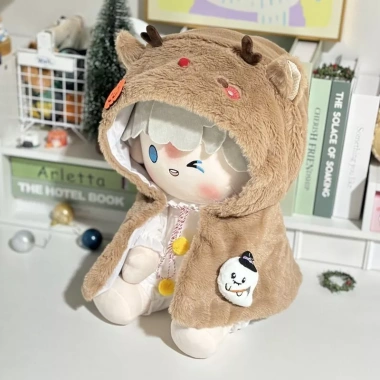 Áo khoác trẻ em Giáng Sinh Rhapsody 40cm Ngồi Ichiban, lông thú cotton