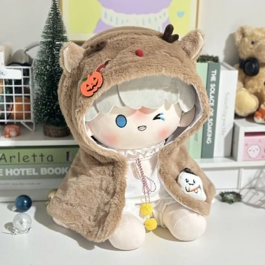 Áo khoác trẻ em Giáng Sinh Rhapsody 40cm Ngồi Ichiban, lông thú cotton