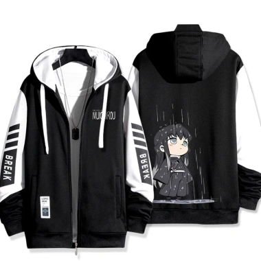 Áo khoác unisex PS2 Demon Slayer Tokitou Muichirou dây kéo – giá chỉ 276.480₫, giảm 21%