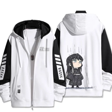 Áo khoác unisex PS2 Demon Slayer Tokitou Muichirou dây kéo – giá chỉ 276.480₫, giảm 21%