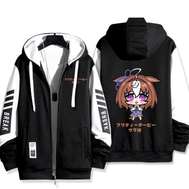 Áo khoác Unisex TemaAnime Suzuka Silent Derby Umamusume Dây kéo thời trang, giá ưu đãi 268.920₫
