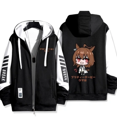Áo khoác Unisex TemaAnime Suzuka Silent Derby Umamusume Dây kéo thời trang, giá ưu đãi 268.920₫
