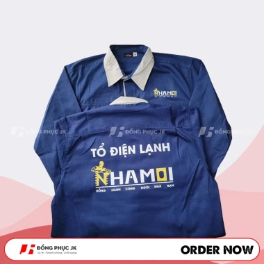 Áo lao động, áo công nhân chất liệu bền, thoáng mát - Giá chỉ 130.000 VNĐ, giảm tới 22%