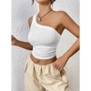 Áo lệch vai croptop thời trang châu Âu, big size, vải gân tăm lụa cao - 148k 6