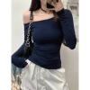 Áo lệch vai dài 50-55cm size 38-78kg, tặng dây chuyền cao cấp mua 2 sp – Giá 94.350 VND 5