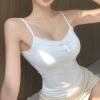 Áo Len 2 Dây Croptop Mút Đệm Cotton Viền Ren Nơ Ngực Ôm Body Quyến Rũ Qccc Tongkhominha 4