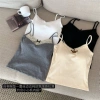 Áo Len 2 Dây Croptop Mút Đệm Cotton Viền Ren Nơ Ngực Ôm Body Quyến Rũ Qccc Tongkhominha 7