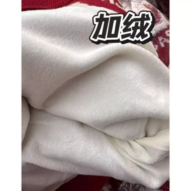 Áo Len Bé Trai Lông Cừu Đỏ Lót Dày Đan Mùa Đông - Thời Trang Đa Năng, Mềm Mại, Bền Giá 220.090 VND