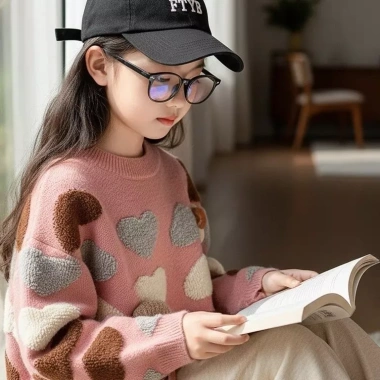 Áo len chui đầu dày bé gái phong cách thu đông 2.025 - Độc đáo, siêu đẹp, giá ưu đãi 416.966₫ 3