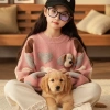 Áo len chui đầu dày bé gái phong cách thu đông 2.025 - Độc đáo, siêu đẹp, giá ưu đãi 416.966₫ 8