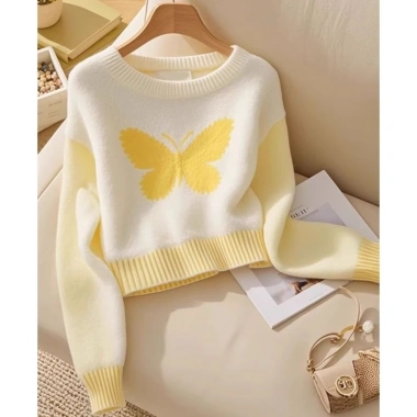 Áo len dài tay dáng rộng phong cách lười biếng mùa xuân hè phong cách Hàn Quốc Áo len Cardigan màu trơn đơn giản 3 Áo len dài tay dáng rộng phong cách lười biếng mùa xuân hè phong cách Hàn Quốc Áo len Cardigan màu trơn đơn giản 3