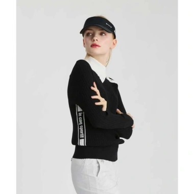 Áo len dài tay Le Coq Sportif golf nữ LG4FSTR3LV-BK00 giảm giá 18.9% chỉ 1.787.597₫