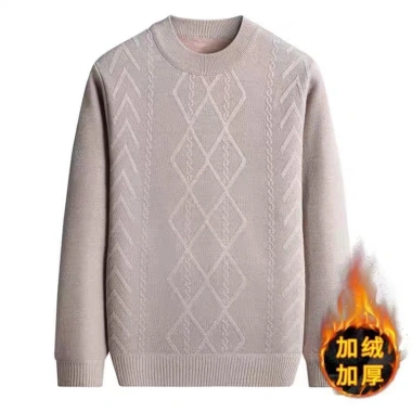 Áo Len Dày Cổ Tròn Nam Trung Niên 2.024 - Phong Cách Mới Thu, Ấm Áp, Giá Ưu Đãi 237,378₫ 4