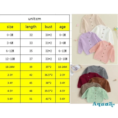 Áo len mùa thu đông trẻ em ấm áp dài tay, cardigan dệt kim nút, unisex cho bé trai và bé gái - chỉ 255.960₫ 9