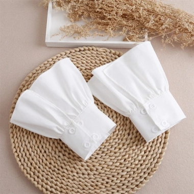 Áo len tay giả xếp li MAOYE66SY - Ruffles, vòng bít tháo rời, voan Lolita dễ thương - Giá 106.920