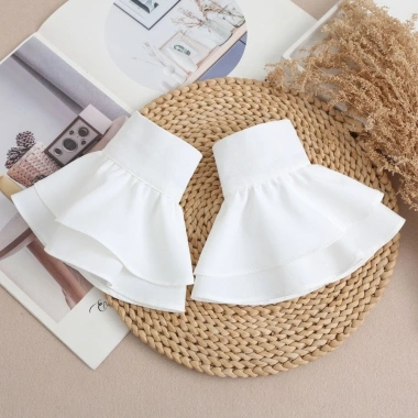 Áo len tay giả xếp li MAOYE66SY - Ruffles, vòng bít tháo rời, voan Lolita dễ thương - Giá 106.920