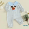 Áo liền quần Aqua-Baby Giáng Sinh Tuần Lộc Thêu Cổ Búp Bê Tay Dài - Thu Đông Dễ Thương, Giá 242k 2