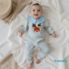 Áo liền quần Aqua-Baby Giáng Sinh Tuần Lộc Thêu Cổ Búp Bê Tay Dài - Thu Đông Dễ Thương, Giá 242k 8