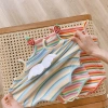 Áo liền quần bé gái Pig BeBe body chip 2 dây sọc cầu vồng dễ thương – giá 119k 4