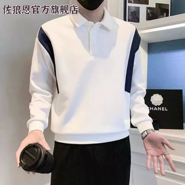 Áo Lông Cừu Nam Phong Cách Mới, Thời Trang Thu Đông, Dạo Phố & Kết Hợp Polo, Giá Ưu Đãi 297.907₫ 4