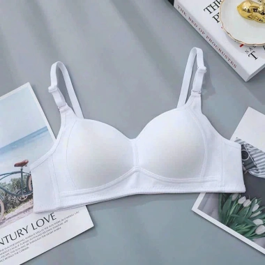 Áo Lót 100% Cotton Nữ Sinh Không Gọng Đệm Mỏng Nâng Ngực Tôn Vòng 1 Giá 41.900đ