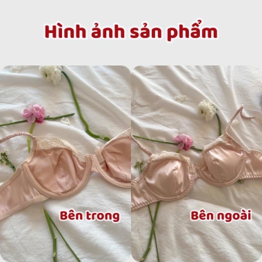 Áo Lót Lụa Satin Mút Mỏng và Ren Quyến Rũ, Nâng Ngực Thoải Mái, Giá 168k 4