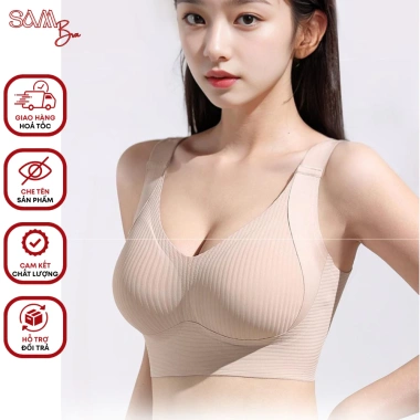 Áo lót nâng ngực BRA10 Nhật Bản cotton thoáng mát, không gọng, mút mỏng cao cấp, chống chảy sệ - 178k