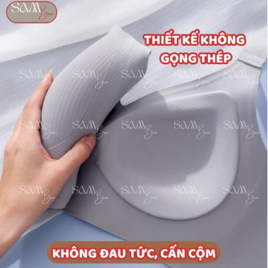 Áo lót nâng ngực BRA10 Nhật Bản cotton thoáng mát, không gọng, mút mỏng cao cấp, chống chảy sệ - 178k 6