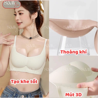Áo Lót Nâng Ngực Không Gọng BRA14 - Mềm Mại Ôm Quả, Chống Chảy Xệ, Tạo Khe Quyến Rũ, Giá 145.000₫ 2