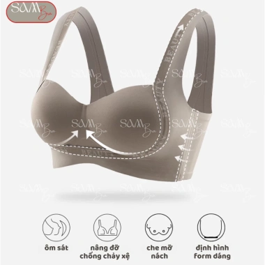 Áo Lót Nâng Ngực SamBra BRA02 Chống Chảy Xệ, Đúc Su Che Mỡ Lưng Nách - 185.000₫ 6