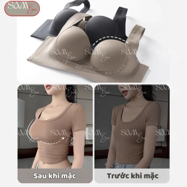Áo Lót Nâng Ngực SamBra BRA02 Chống Chảy Xệ, Đúc Su Che Mỡ Lưng Nách - 185.000₫ 8