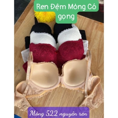Áo Lót Nữ Mút Mỏng 1.5cm Phối Ren Nâng Ngực Có Gọng Giá Giảm 20% Chỉ 95.000