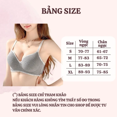 Áo Lót Nữ Nâng Ngực Đệm Dày 4cm Không Gọng Tạo Khe - Giảm Giá Đến 150k 9