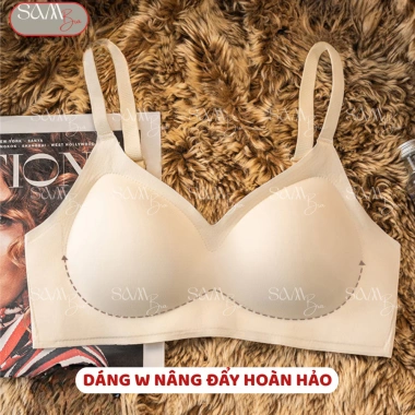 Áo Ngực Đệm Vừa Đúc Su Lạnh Không Gọng Giọt Nước, Ôm Ngực Tôn BRA07 150.000 VND